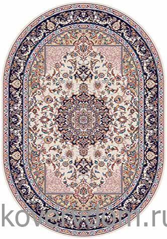 Ковер SHAHREZA d212 CREAM-NAVY Овал
