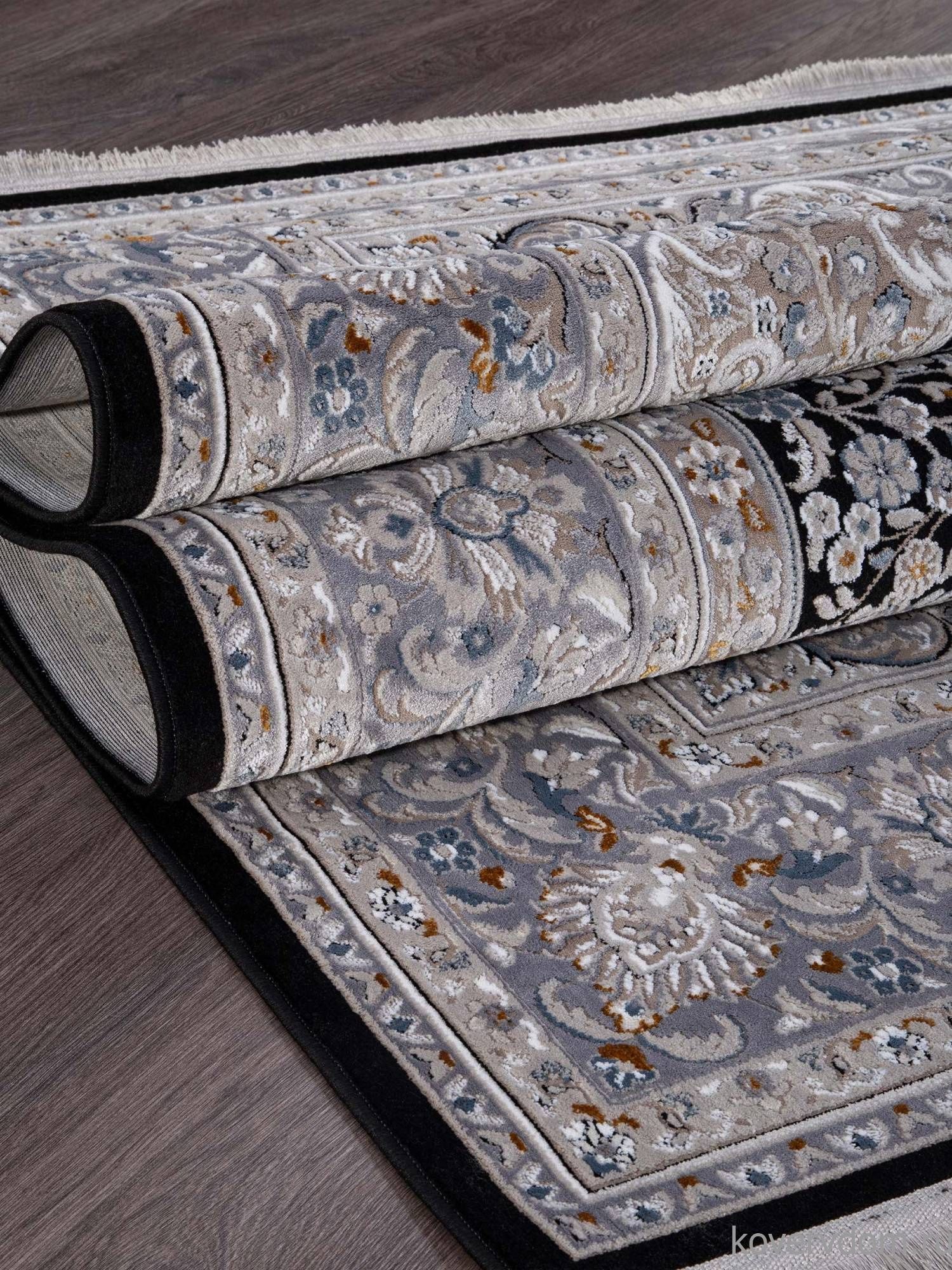 Ковер CASABLANKA 9734A BLACK / BLACK Ковер CASABLANKA 9734A BLACK / BLACK