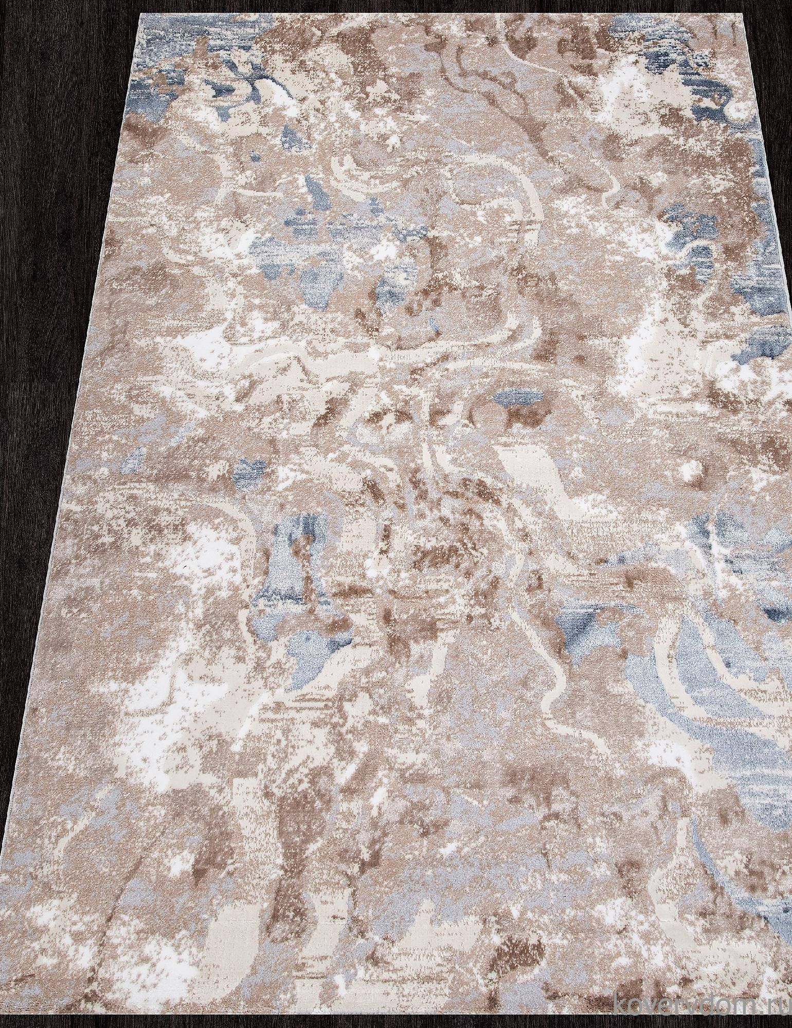 Ковер PERU D070B CREAM SHIRINK / BLUE FDY Ковер PERU D070B CREAM SHIRINK / BLUE FDY