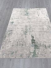 Пушистый ковер LIMAN F169 CREAM-D.GREEN