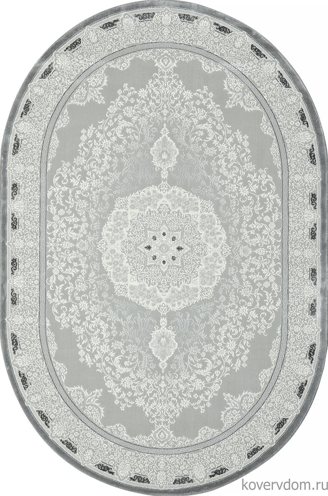 Ковер NENSI GL038G GREY / GREY Овал