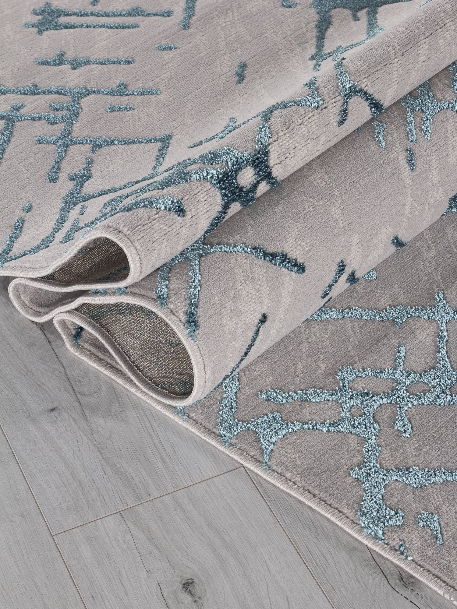 Ковер LIMAN F164 GRAY-D.BLUE Ковер LIMAN F164 GRAY-D.BLUE