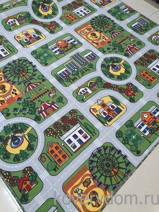 Детский ковер-палас с дорогами ECOPOLIS-A
