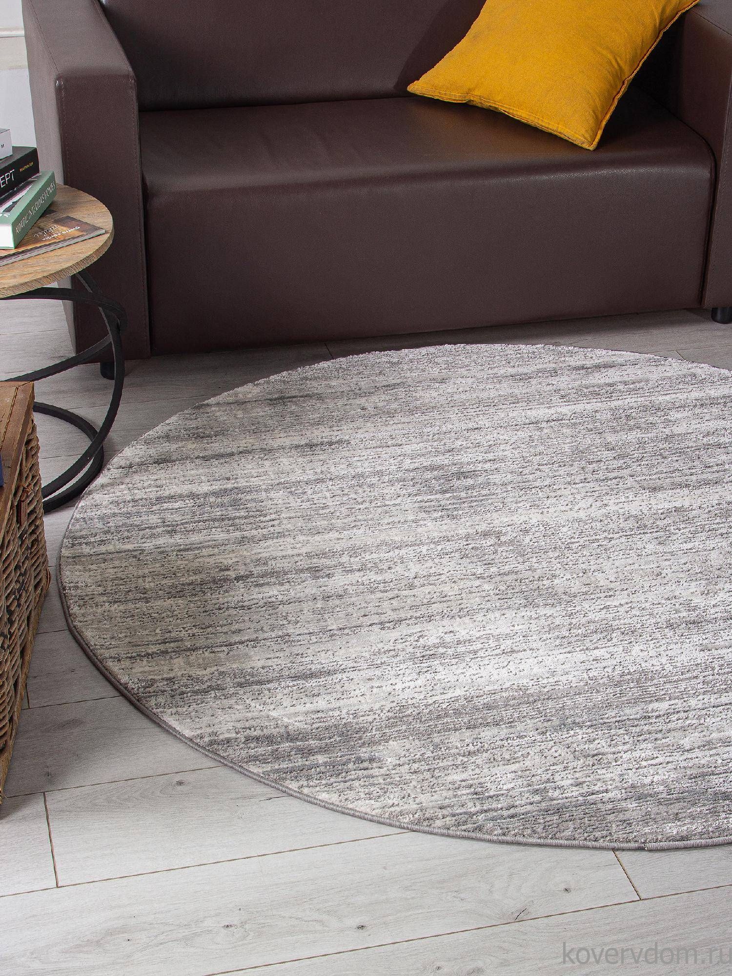 Ковер ARMINA 04077G GREY / GREY Круг Ковер ARMINA 04077G GREY / GREY Круг