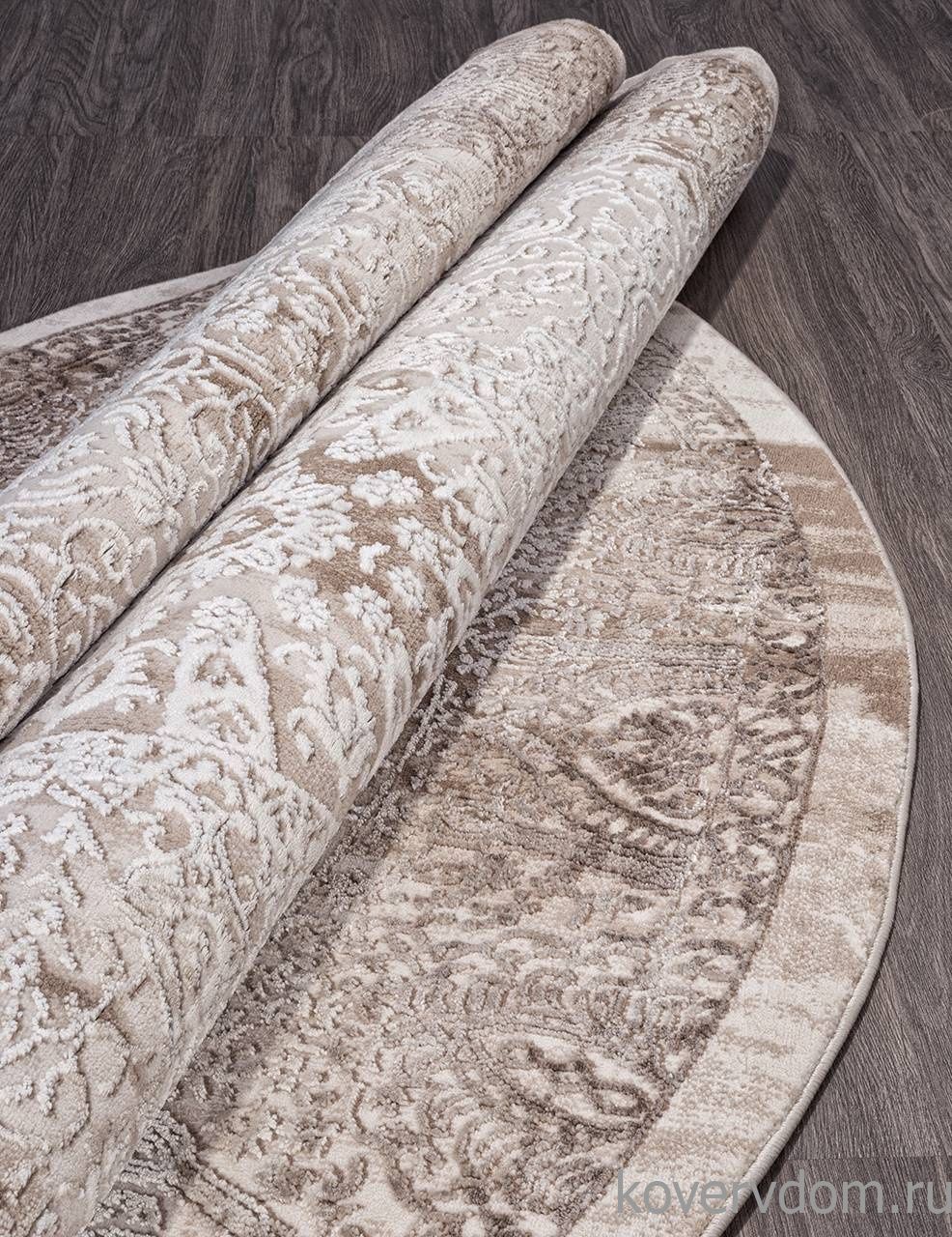 Ковер ARMINA 03878B BROWN / BROWN Круг Ковер ARMINA 03878B BROWN / BROWN Круг