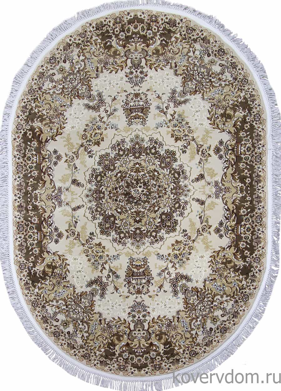 Ковер SHAHREZA d211 CREAM-BROWN Овал