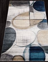 Круглый ковер LONDON D817 GRAY-BLUE