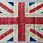 Ковер винтажный ручной работы Британский флаг Vintage Flag Patchwork 22229 new