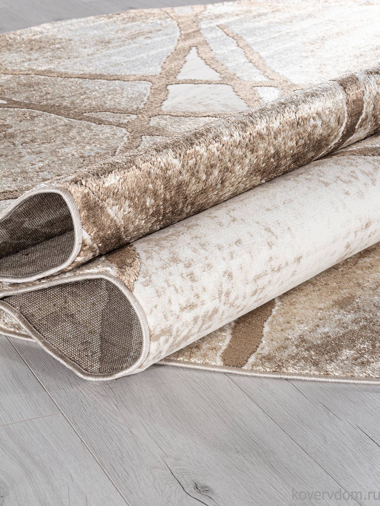 Ковер ANTEP O1702 665 CREAM / VIZON Овал Ковер ANTEP O1702 665 CREAM / VIZON Овал