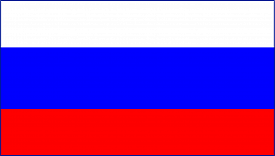 Пушистый ковер флаг России