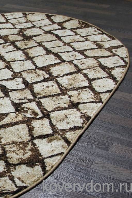 Ковер SUNRISE 2 D455 BEIGE Овал Ковер SUNRISE 2 D455 BEIGE Овал