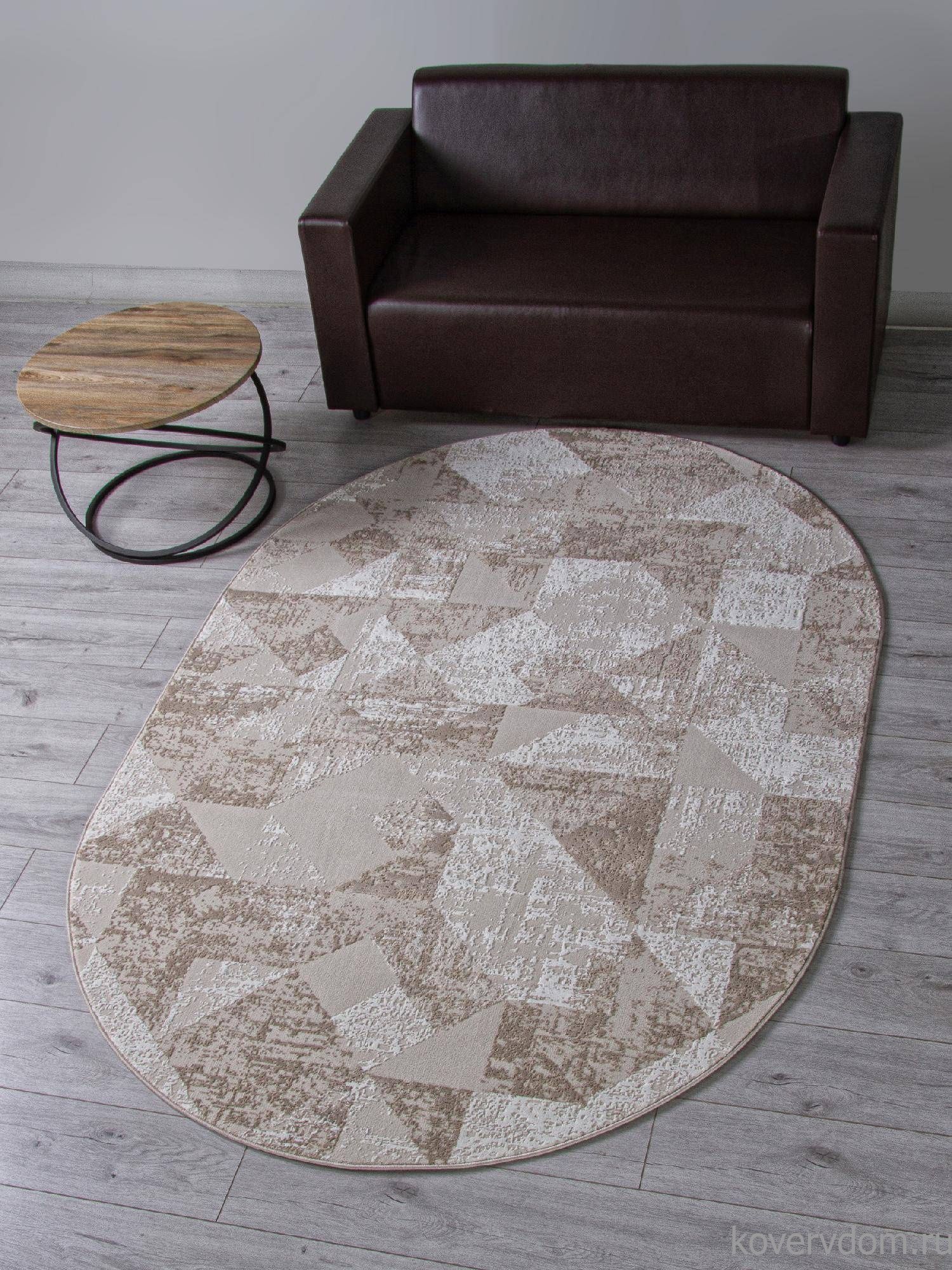 Ковер SIROCCO H921AC BEIGE / WHITE Овал Ковер SIROCCO H921AC BEIGE / WHITE Овал