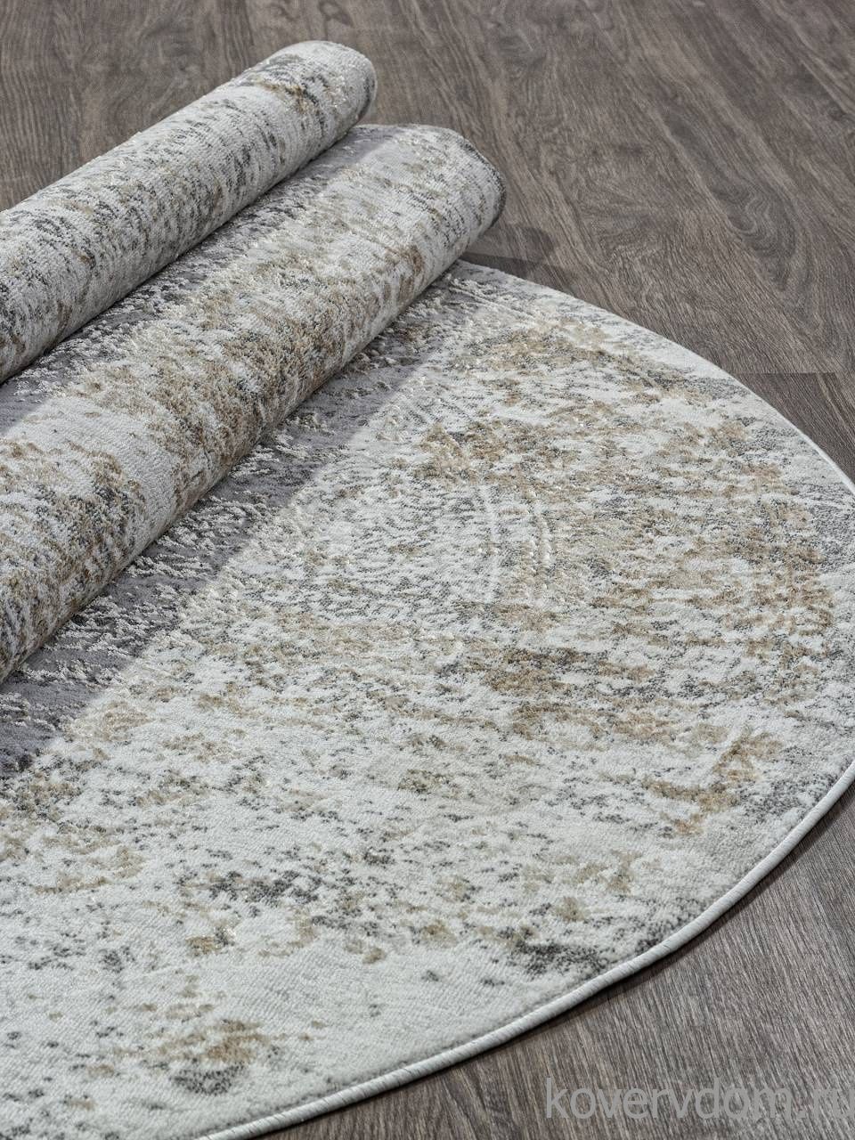 Ковер SAFARI 02475H DK.BEIGE / GREY Овал