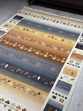 Пушистый ковер ZUMMA F595 ORANGE