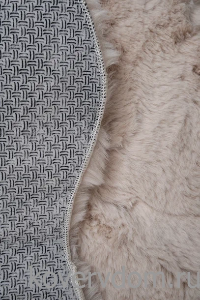 Ковер из искусственного меха Krolik 1000A T2408_BEIGE шкура Ковер из искусственного меха Krolik 1000A T2408_BEIGE шкура