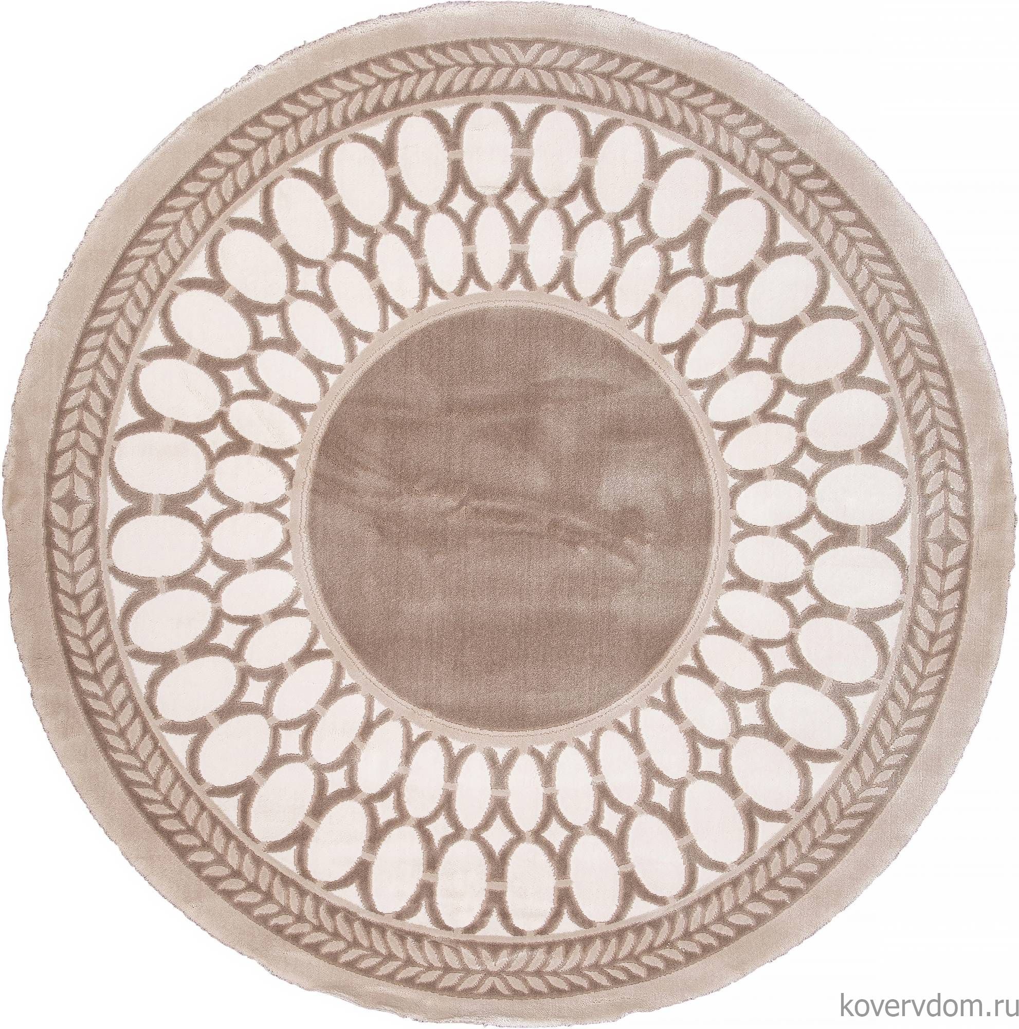 Ковер SAFIR 00842A BROWN / BROWN Овал