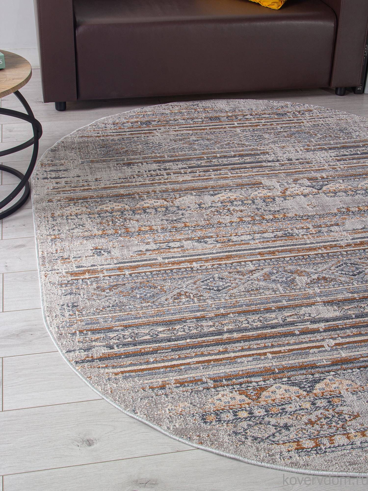 Ковер ZUMMA F260 ORANGE Овал