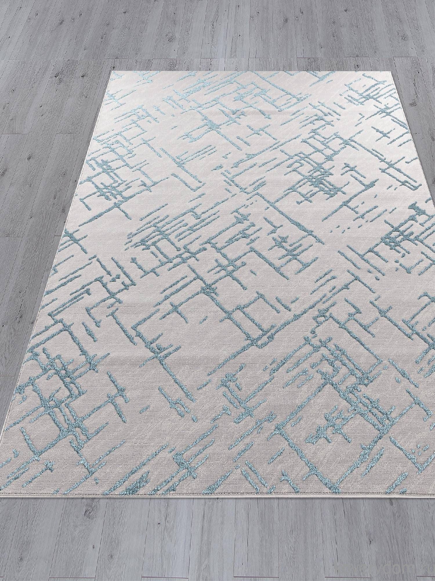 Ковер LIMAN F164 GRAY-D.BLUE Ковер LIMAN F164 GRAY-D.BLUE