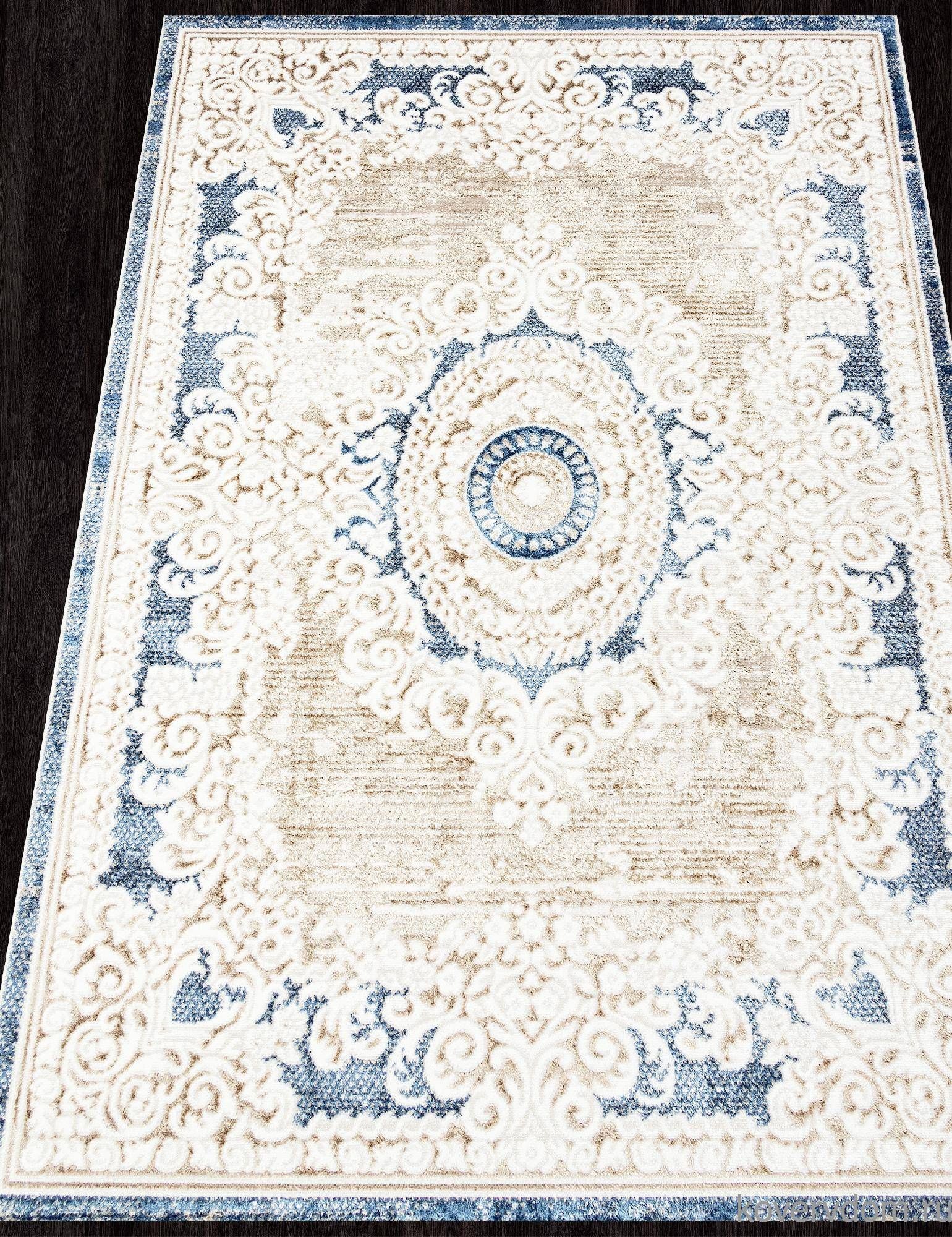 Ковер ANTEP-A O1701 630 CREAM / BLUE Ковер ANTEP-A O1701 630 CREAM / BLUE
