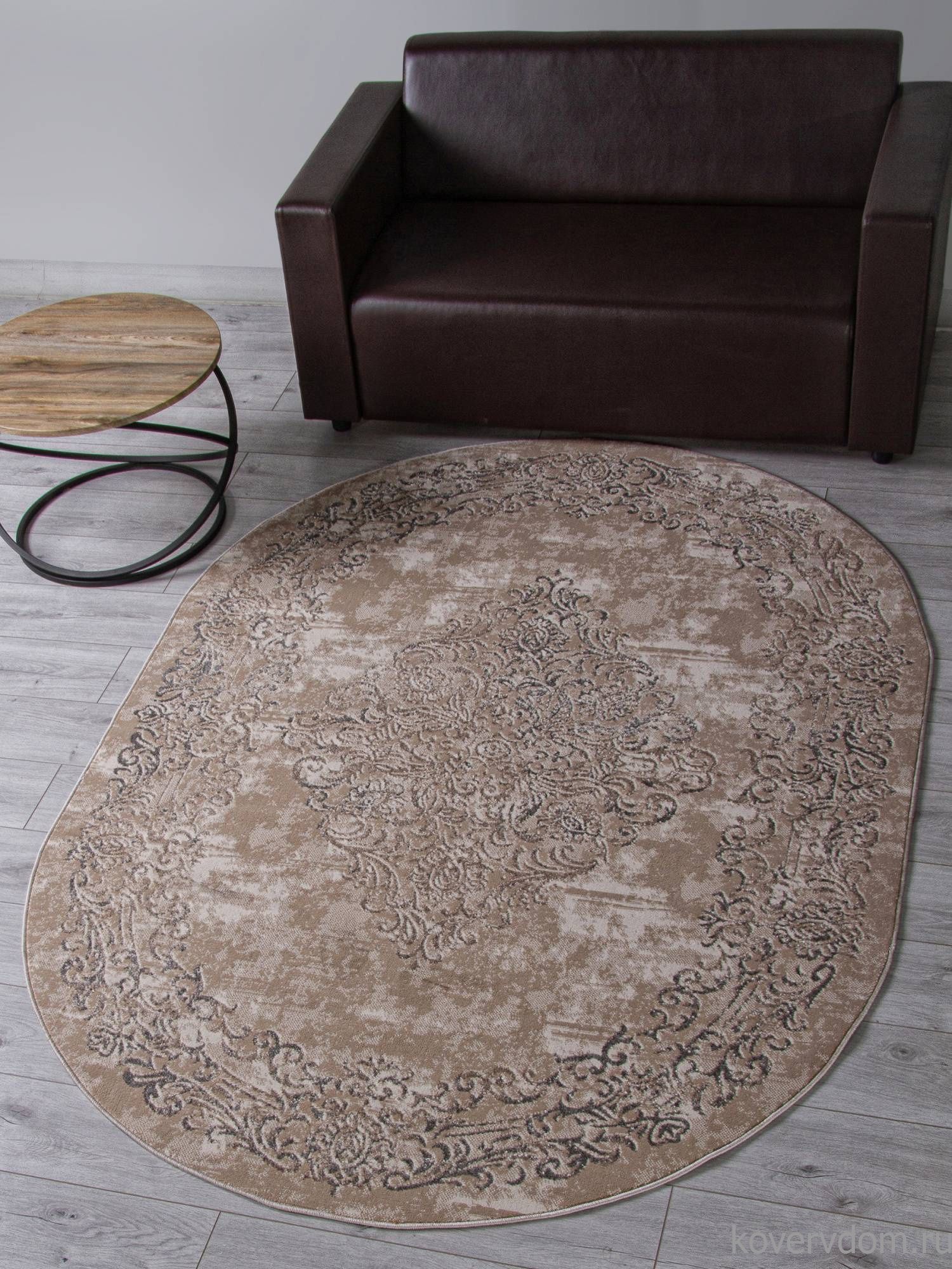 Ковер LIMAN F481 BEIGE Овал