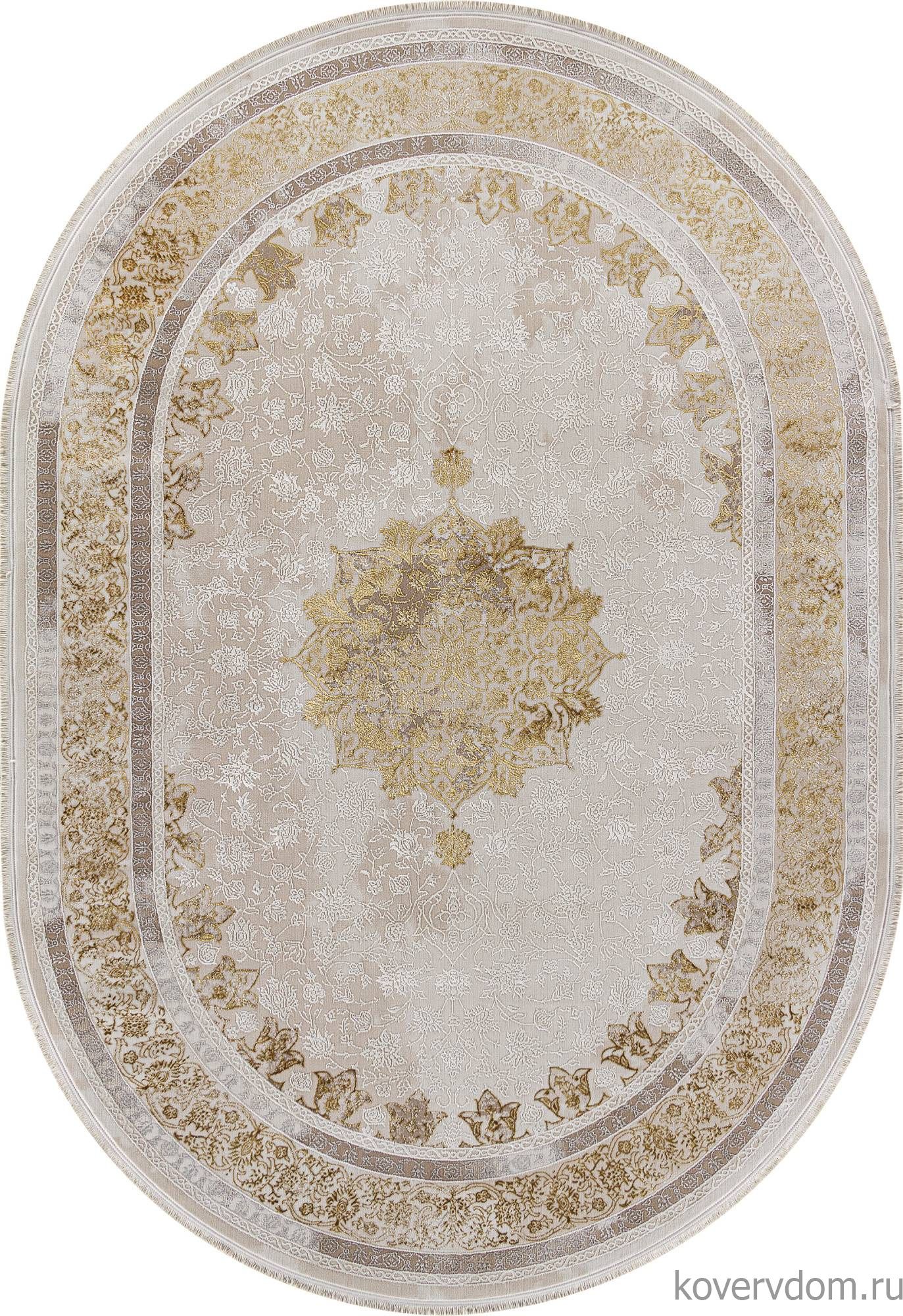Ковер ZARINA A064A CREAM / GOLD FDY Овал