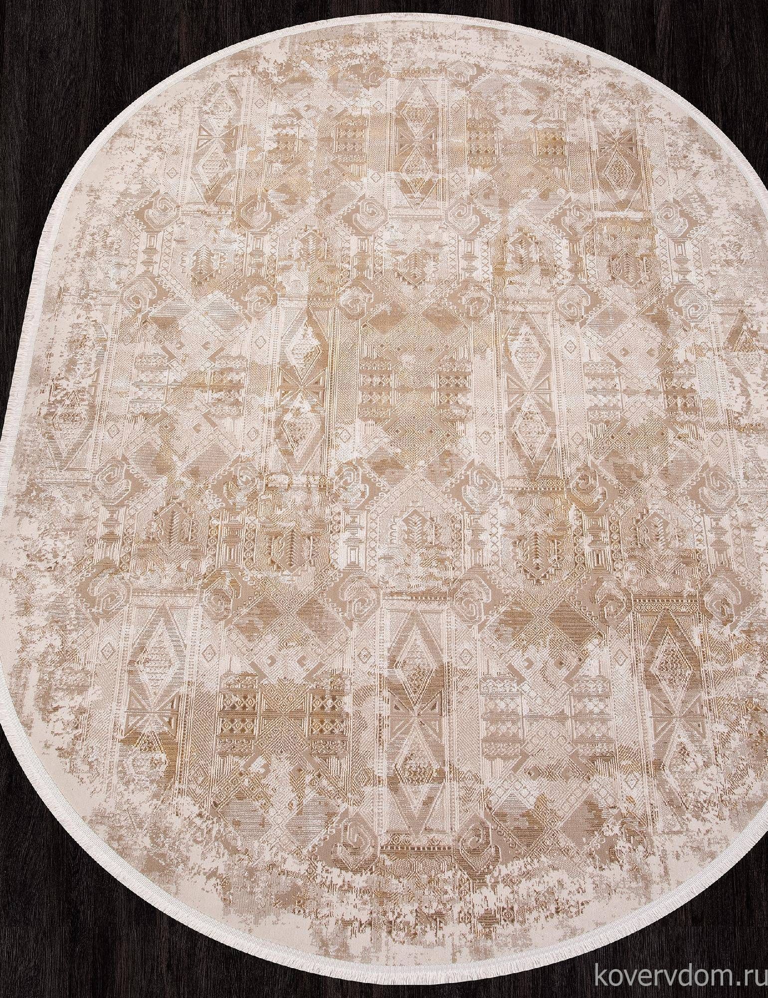 Ковер LISSABON SI023B BROWN / BROWN Овал Ковер LISSABON SI023B BROWN / BROWN Овал