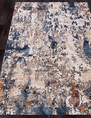 Ковер ZEUS B2091A IVORY / D.BLUE