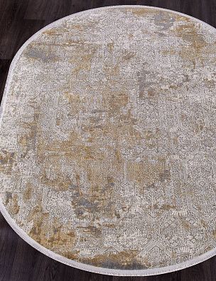 Ковер BIBLOS 9303 GREY / BEIGE Овал