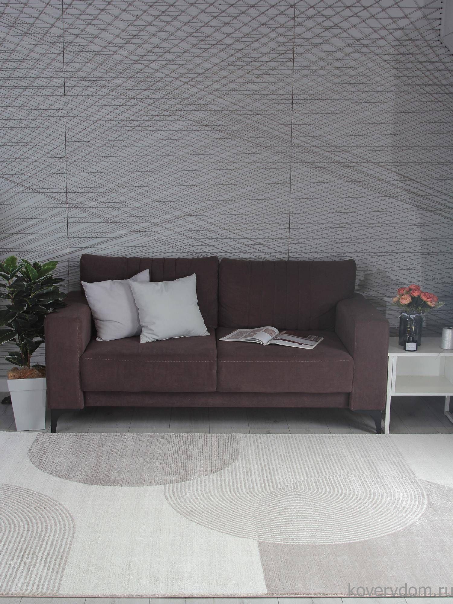 Ковер NENSI GL235B BROWN / BROWN