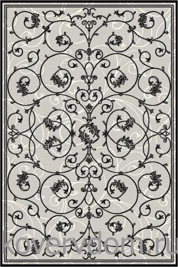 Ковер Графит 09-30711-05 ОВАЛ