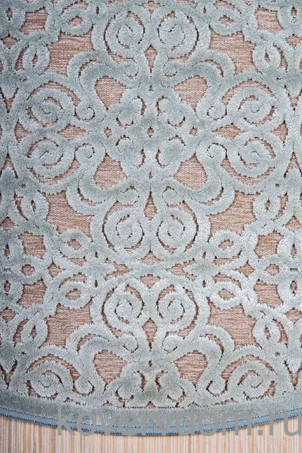 Рельефный ковер из вискозы GENOVA R 38036 6555 90 ОВАЛ